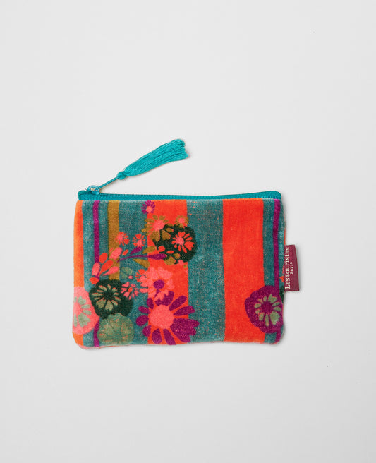 Small Velvet Pouch - Dundee Orange
