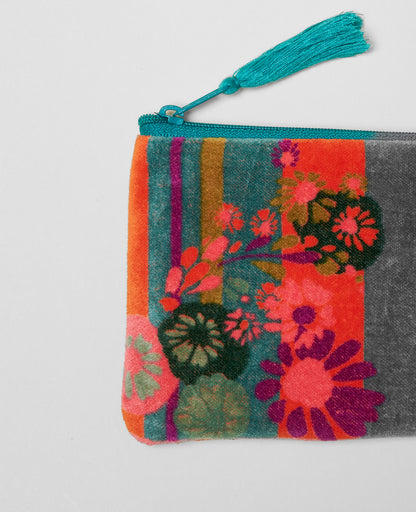 Small Velvet Pouch - Dundee Orange