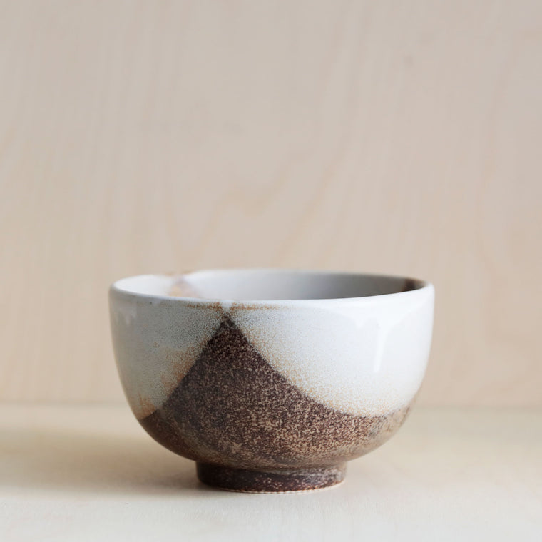 Brown Triangle Bowl