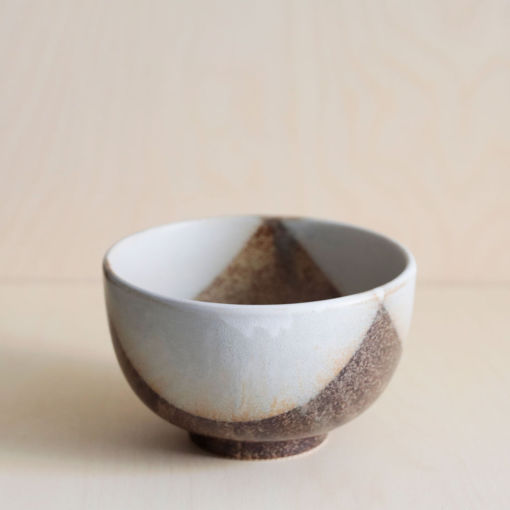 Brown Triangle Bowl