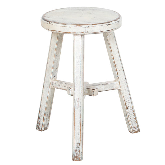 Painted Vintage Chinese Elm Stool No.05