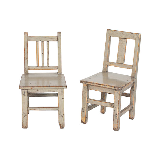Small Grey Painted Chair from China 02