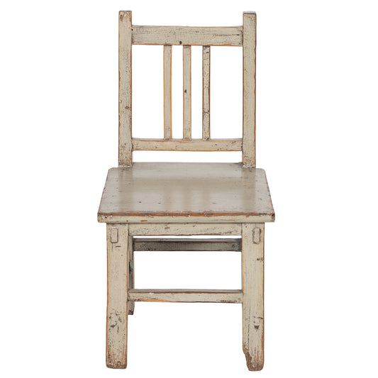 Small Grey Painted Chair from China 02