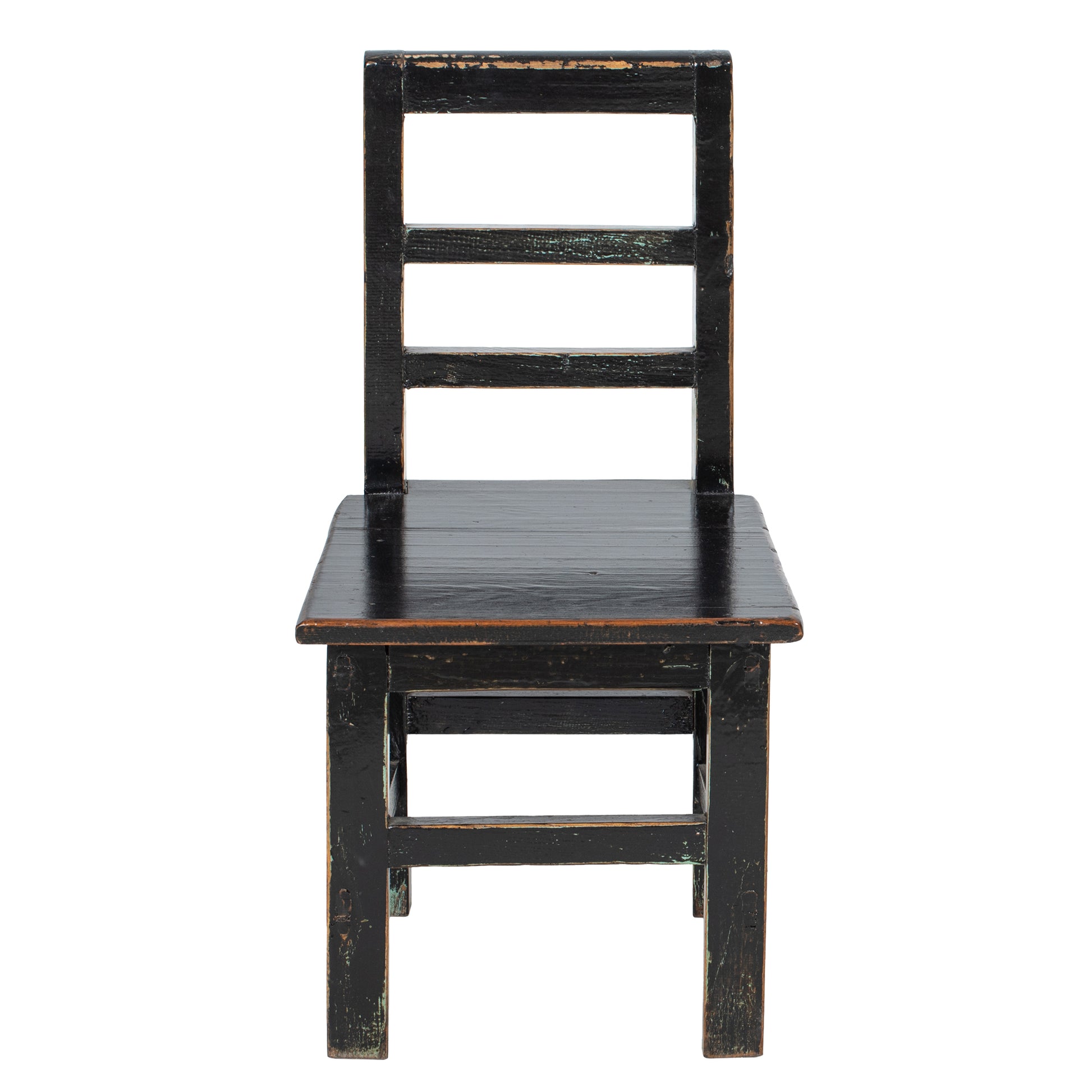 Small Black Painted Chair from China 01