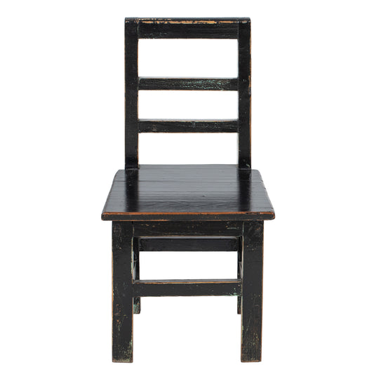 Small Black Painted Chair from China 01
