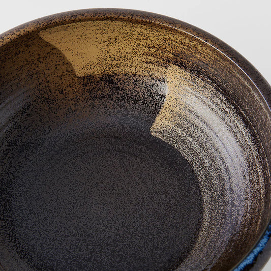 Gold Brushstroke Thick Edge Bowl