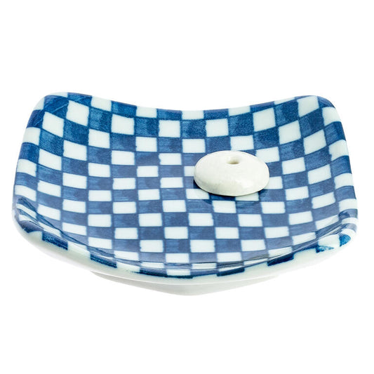 Flat Incense Burner - Ichimatsu