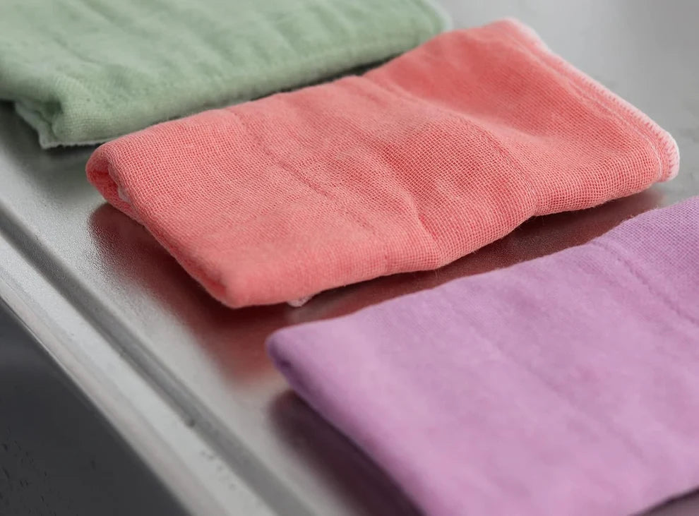 Reversible Rayon Dishcloths - Soft Purple