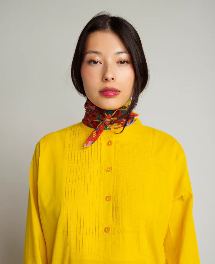 Les Touristes Square Scarf - Holy Red Clay