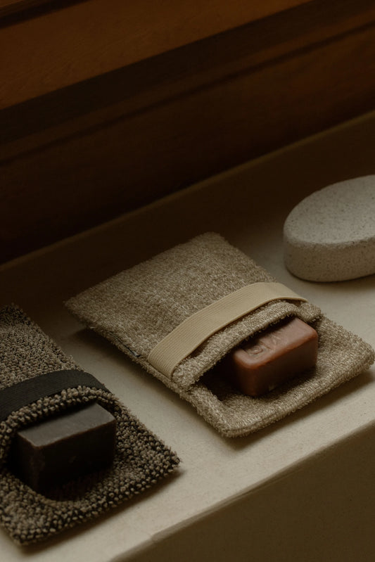 Soap Scrub Mitt Beige