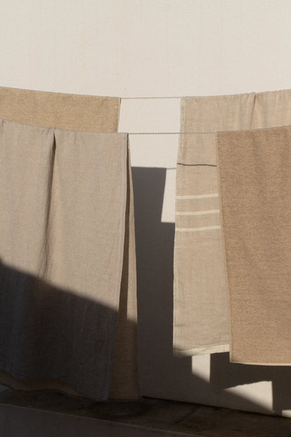 KIVI Terry Linen Towel - White Linen
