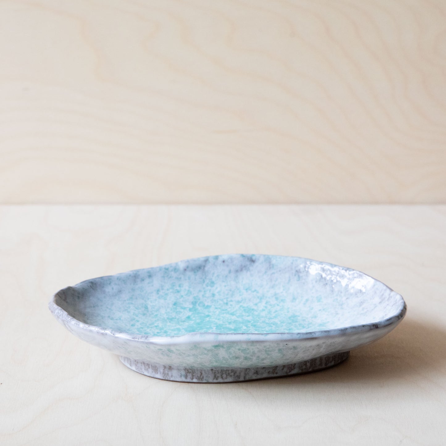 Aqua Splash oval plate-20cm