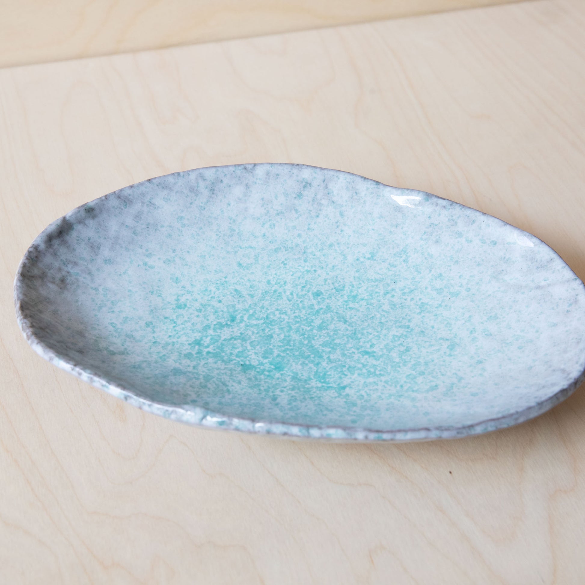 Aqua Splash oval plate-24cm - Rouge