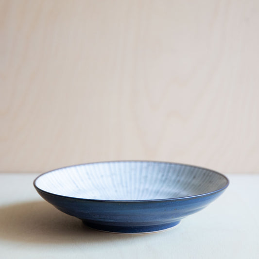 Tokusa Glaze Ceramic Pasta Bowl