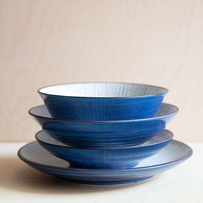 Tokusa Glaze Ceramic Pasta Bowl