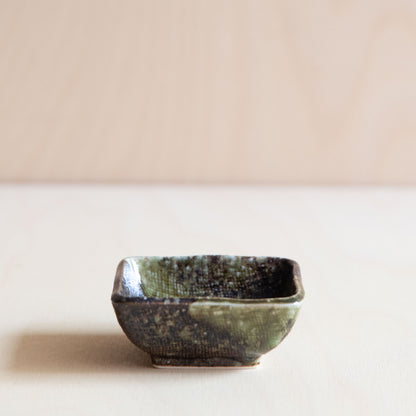 Green Brown Square Dish