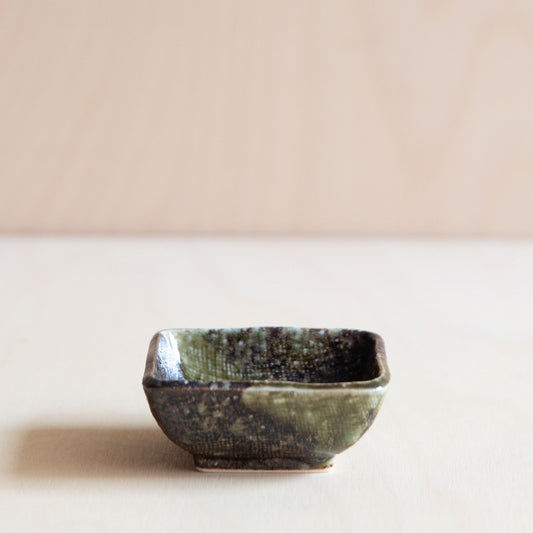 Green Brown Square Dish