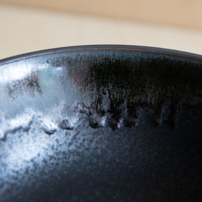 Black Glaze Noodle Bowl detail