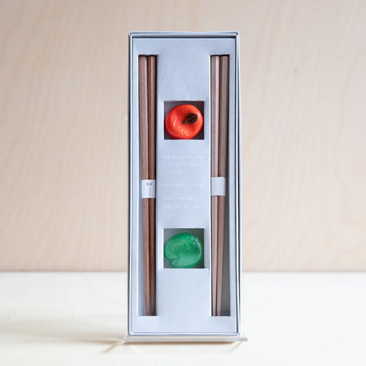 Chopstick set - Mandarin & Plum
