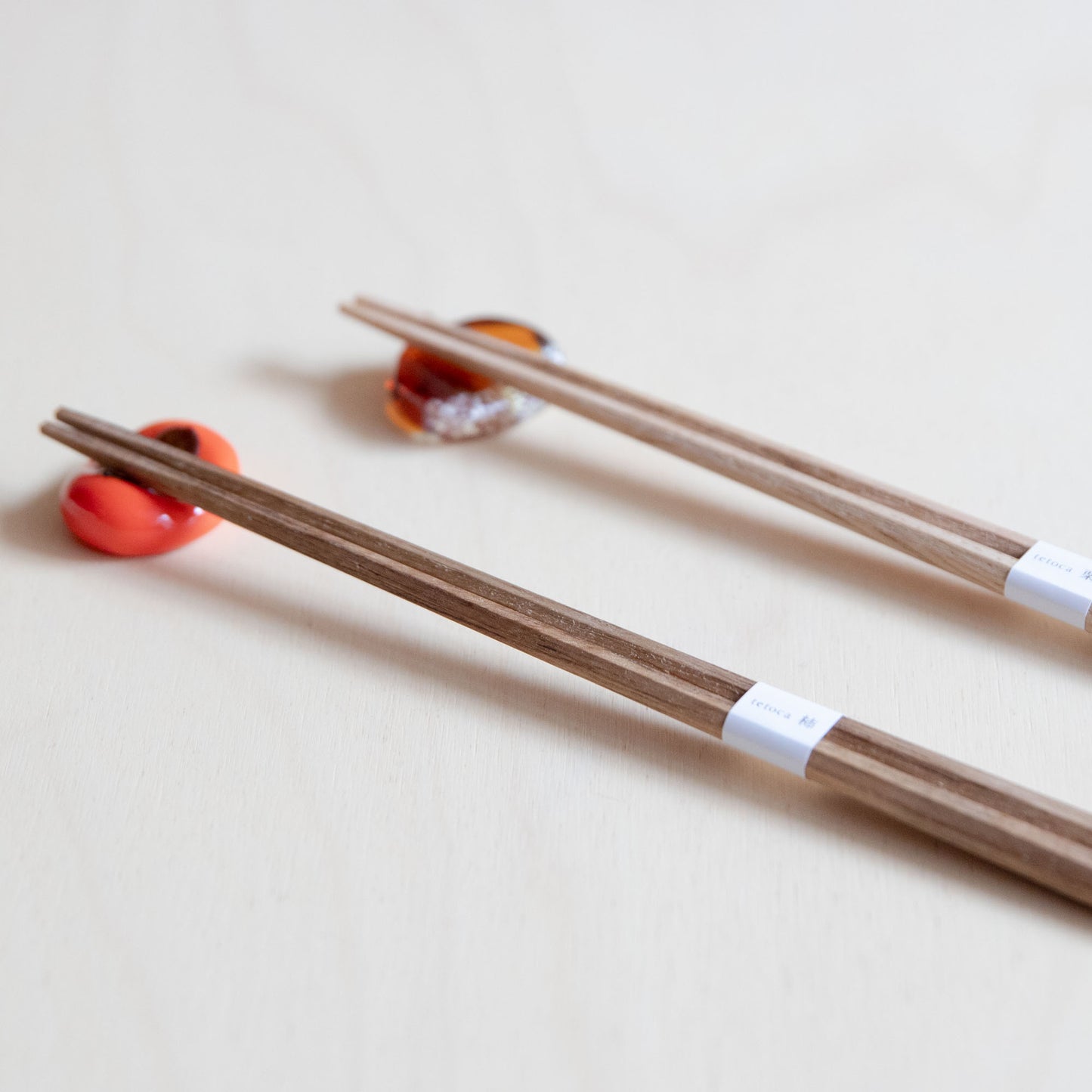 Chopstick set - Chestnut & Persimmon