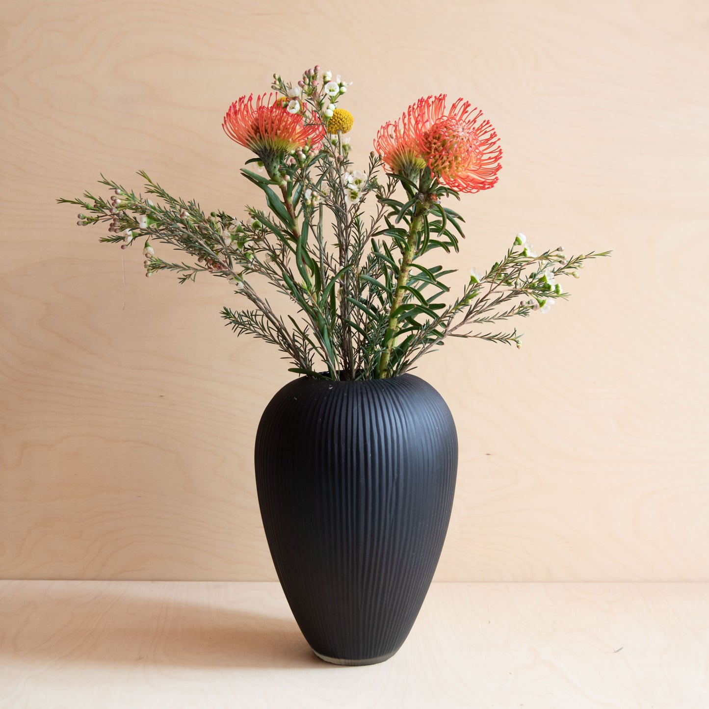 Hand Carved Vase - Medium