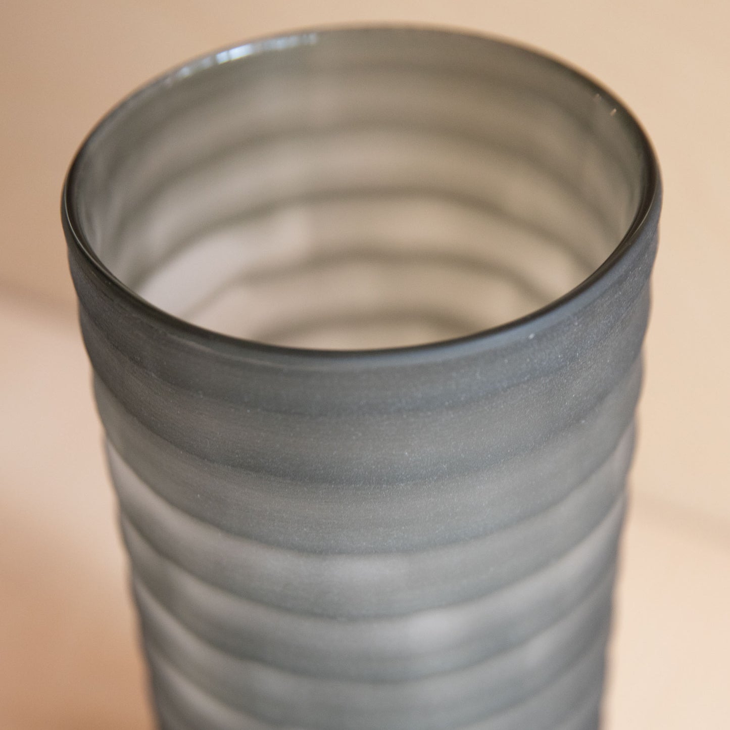 Hand Carved Vase - Stripe