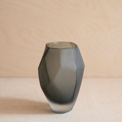 Hand Carved Vase | Short | Faceted