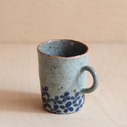 Course Clay Teacup with Blue Ivy 05 by Zhang Min
