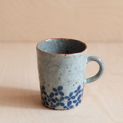 Course Clay Teacup with Blue Ivy 05 by Zhang Min