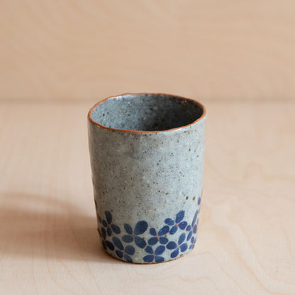 Course Clay Teacup with Blue Ivy 05 by Zhang Min