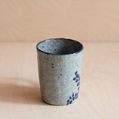 Course Clay Teacup with Blue Ivy 04 by Zhang Min