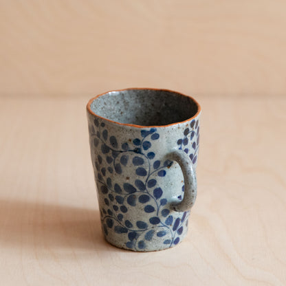 Course Clay Teacup with Blue Ivy 03 by Zhang Min