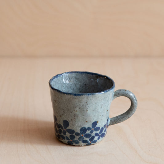 Course Clay Teacup with Blue Ivy 02 by Zhang Min