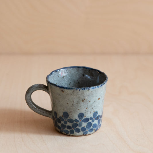 Course Clay Teacup with Blue Ivy 02 by Zhang Min