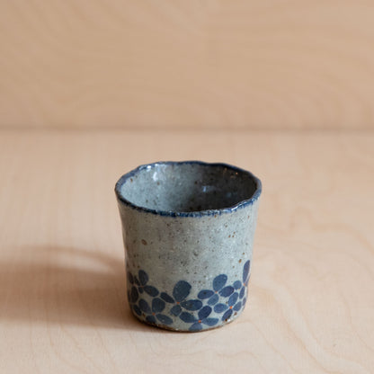 Course Clay Teacup with Blue Ivy 02 by Zhang Min