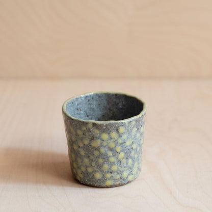 Course Clay Teacup with Yellow flowers 02 by Zhang Min
