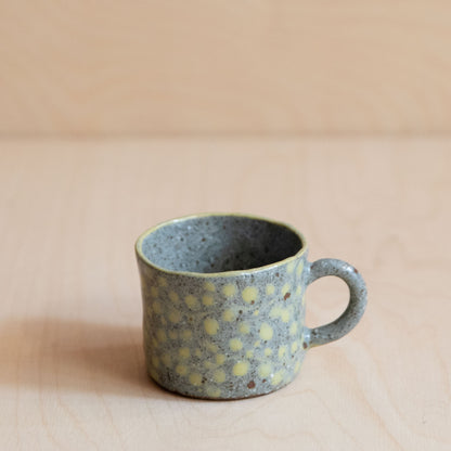 Course Clay Teacup with Yellow flowers 01 by Zhang Min