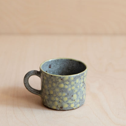 Course Clay Teacup with Yellow flowers 01 by Zhang Min