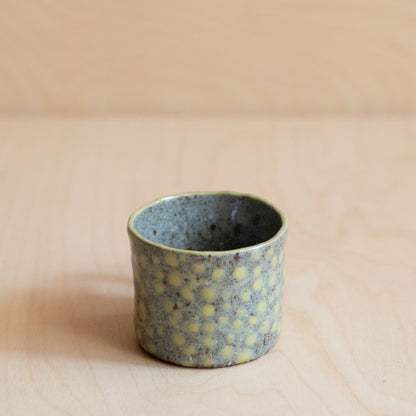 Course Clay Teacup with Yellow flowers 01 by Zhang Min