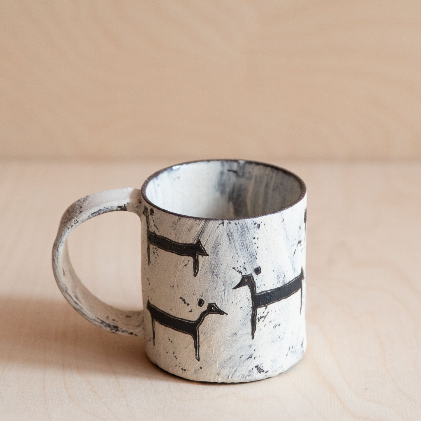 Black Dog Ceramic Mug