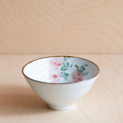 Hand Painted Rice Bowls from Jingdezhen - Radish