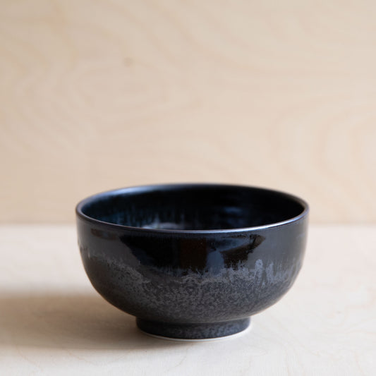 Black Glaze Udon Bowl
