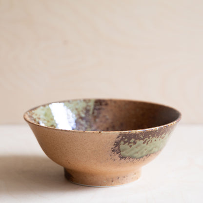 Shigaraki Oribe Brown Noodle Bowl