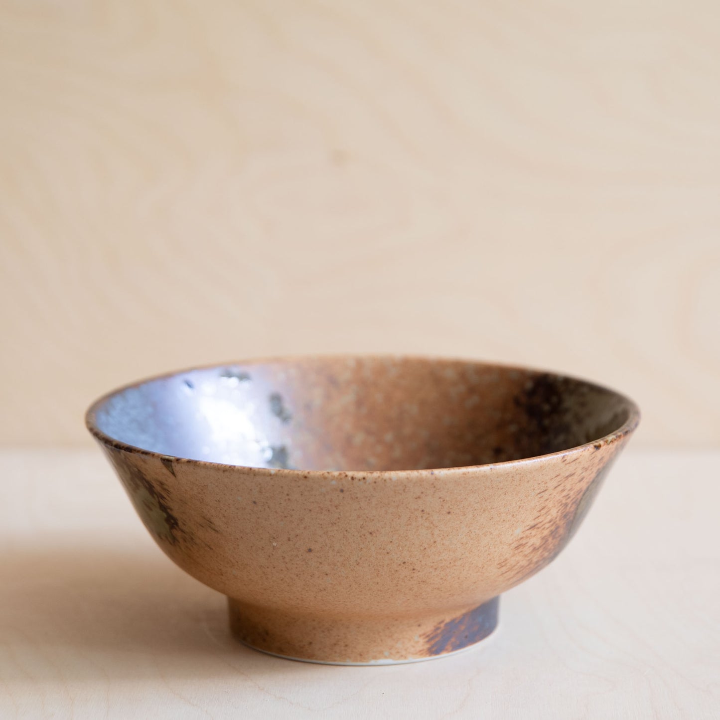 Shigaraki Oribe Brown Noodle Bowl