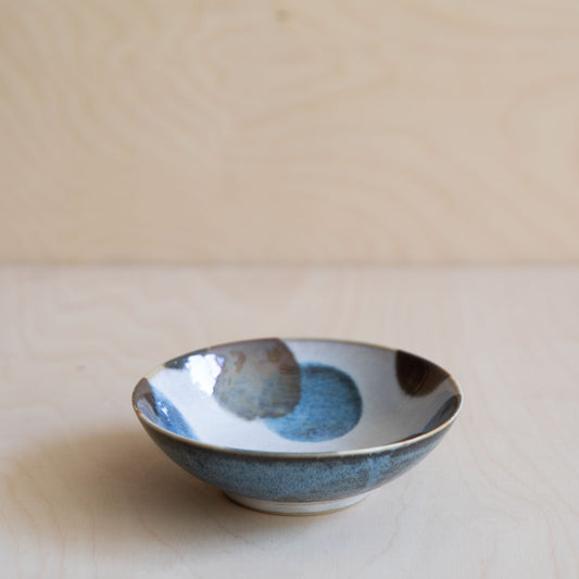 Blue & Brown Small Bowls - Blue and Brown Dots