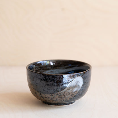 Japanese Arahakeme Glaze Soup Bowl
