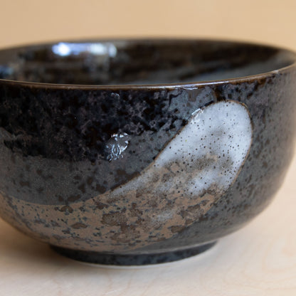 Japanese Arahakeme Glaze Soup Bowl