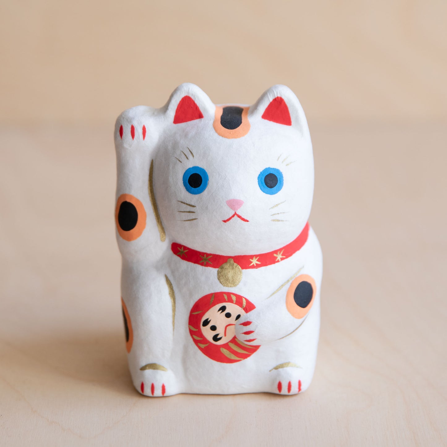 Maneki Neko Daruma - Calico