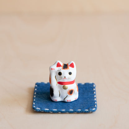 Maneki Neko Calico - Tricoloured, Good Fortune