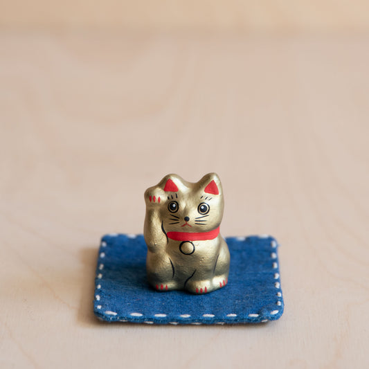 Maneki Neko Kin - Gold, Prosperity